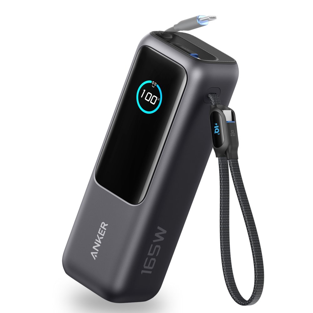 앤커 랩탑 파워뱅크 25000mAh 165W A1695 케이블 일체형 보조배터리